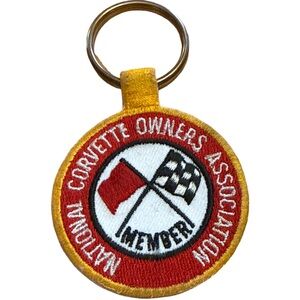 National Corvette Owners Association Keychain